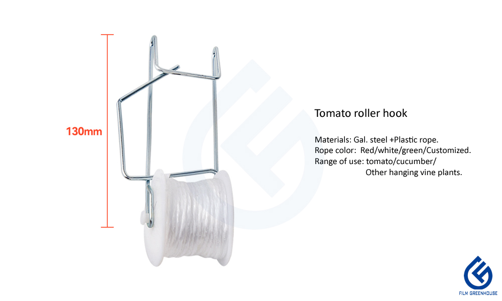 Roller hook for cucumber